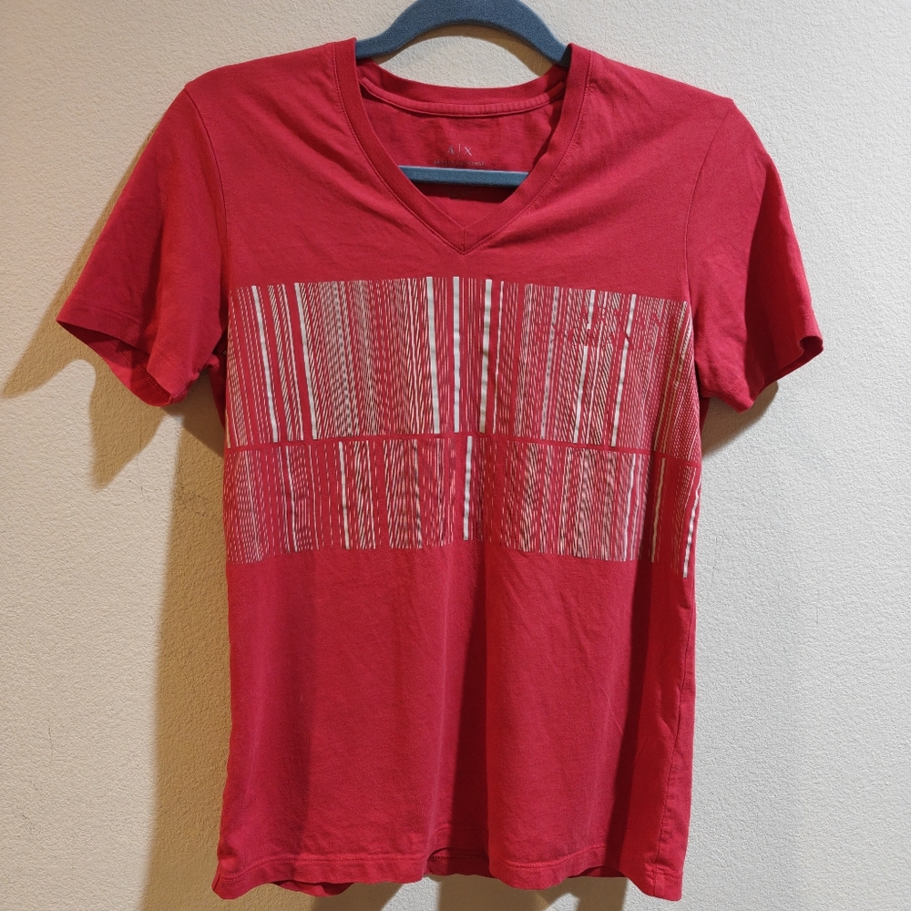 Armani Exchange Red T-Shirt